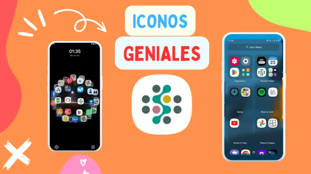 ICONOS GENIALES: Esfera 3D App para Personalizar tus aplicaciones en tu Celular