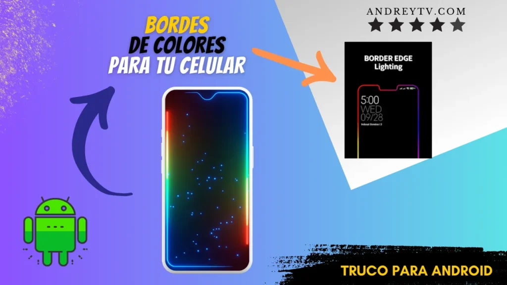 bordes de colores para tu celular